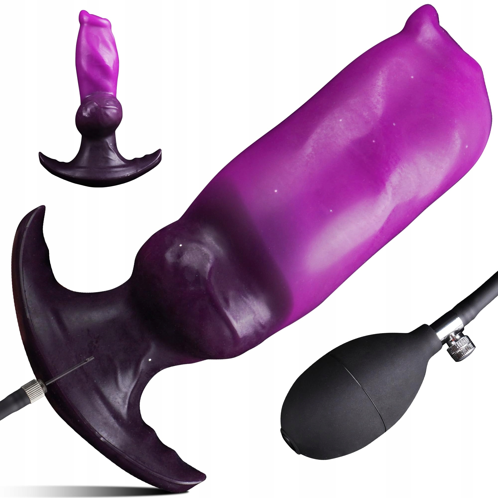 MONSTER Aufblasbarer Dildo Fantasy Knot XXL Analdildo dla Mężczyzn Kobiet — miniatura 9