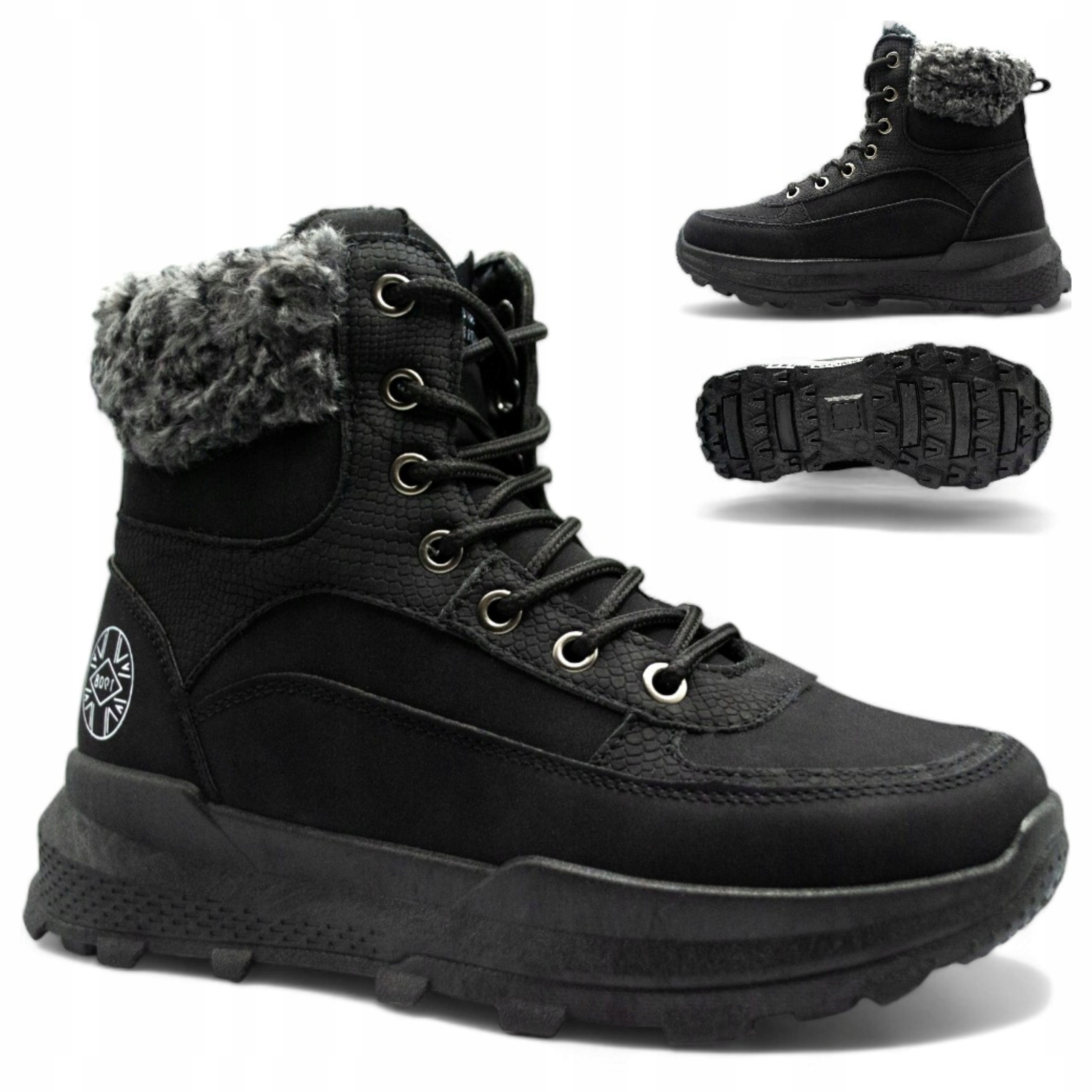 Dámské zimní zateplené boty na platformě Kotníkové Boty Lee Cooper 36