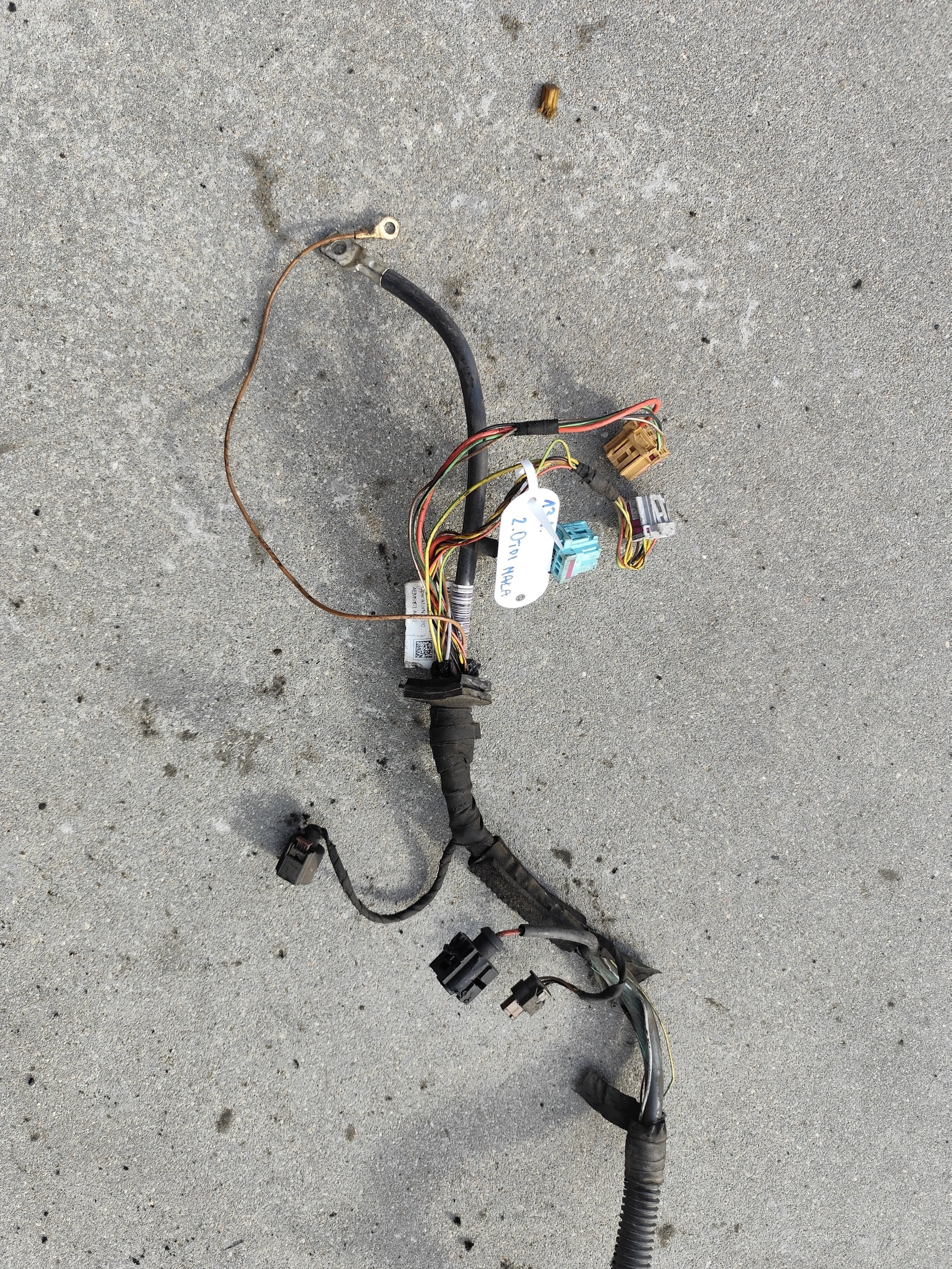 bundle wiring electrical of the engine 2.0 TDI VW T5 lift