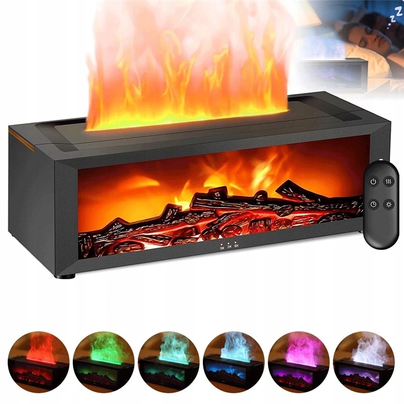 Difuzér S Efektem Plamene 150 ML, Časovač Až Na 5 Hodin