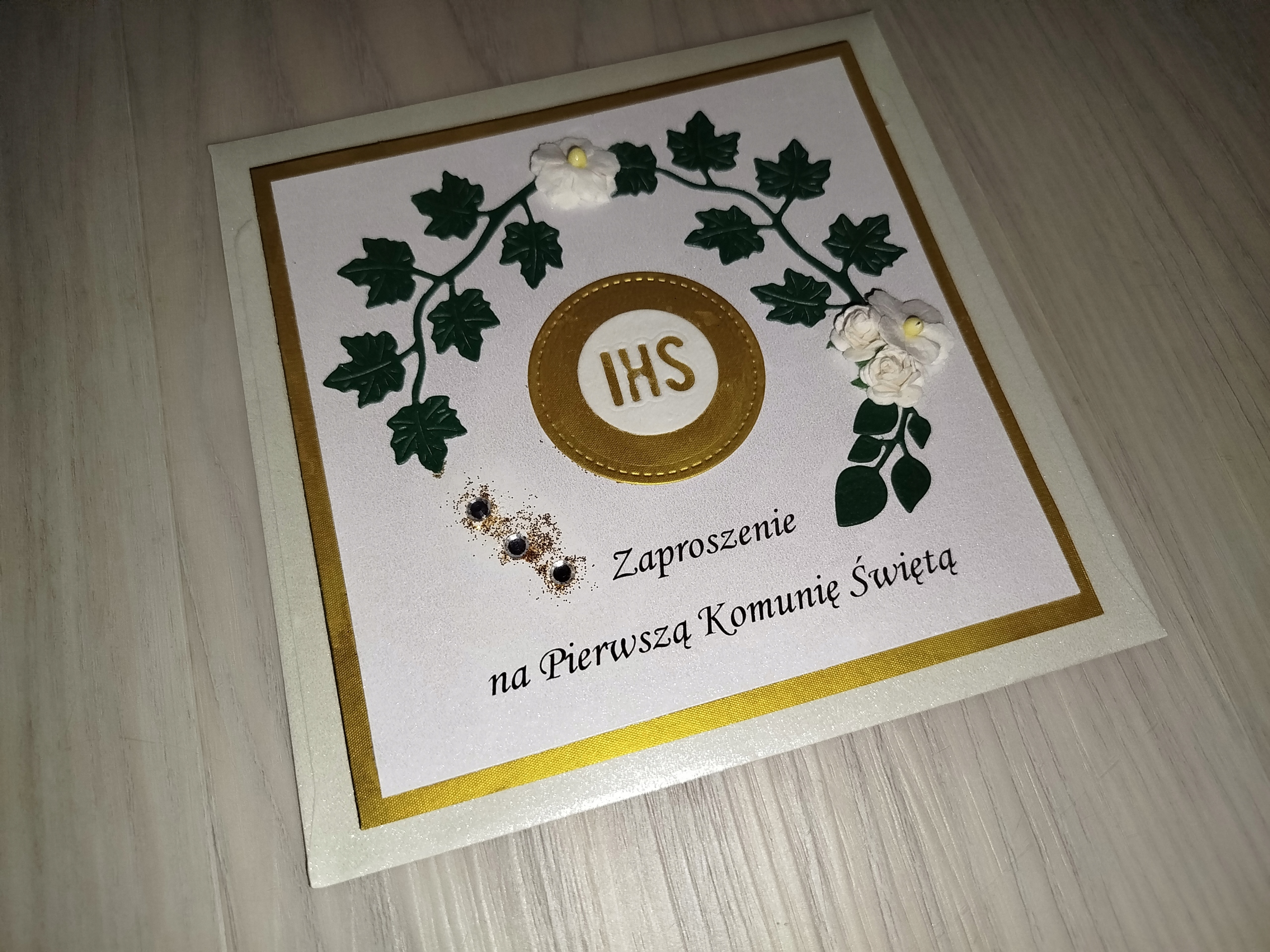 Pozvánky ruční výroba První Svaté Přijímání Svátky plus vinotéky 10kpl.