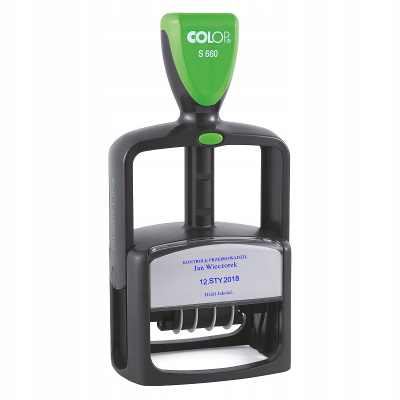 TANI DATOWNIK Colop Classic s660 + TEKST 58x37 mm