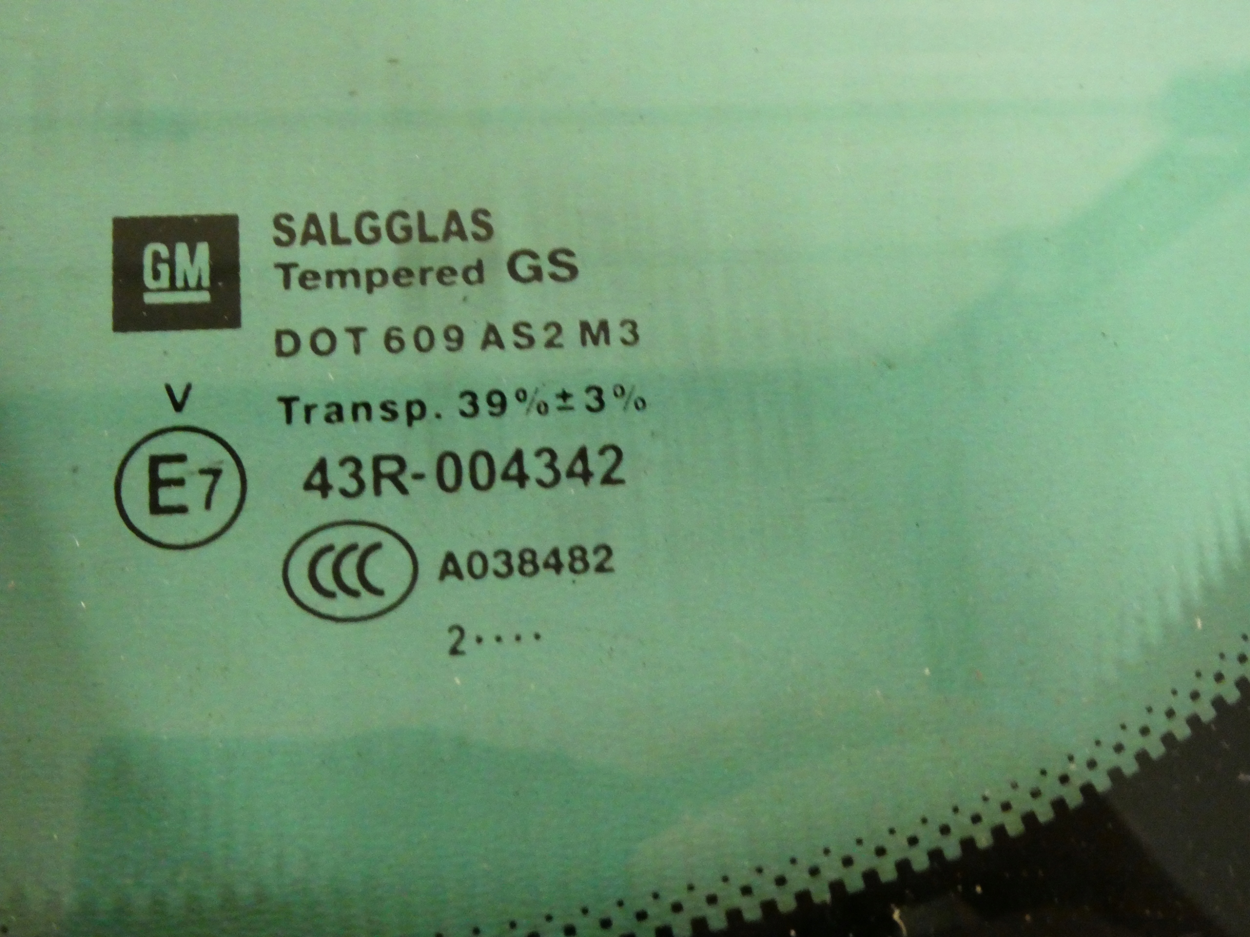 window bodywork left rear part 2012 OPEL MERIVA B