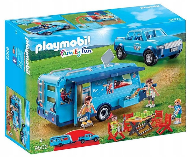 Пикап Playmobil с караваном 9502