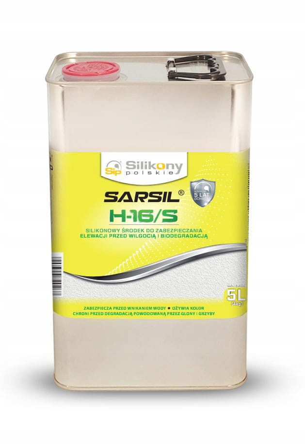 

Sarsil H-16/S 5L do piaskowca, ceramiki, betonu...
