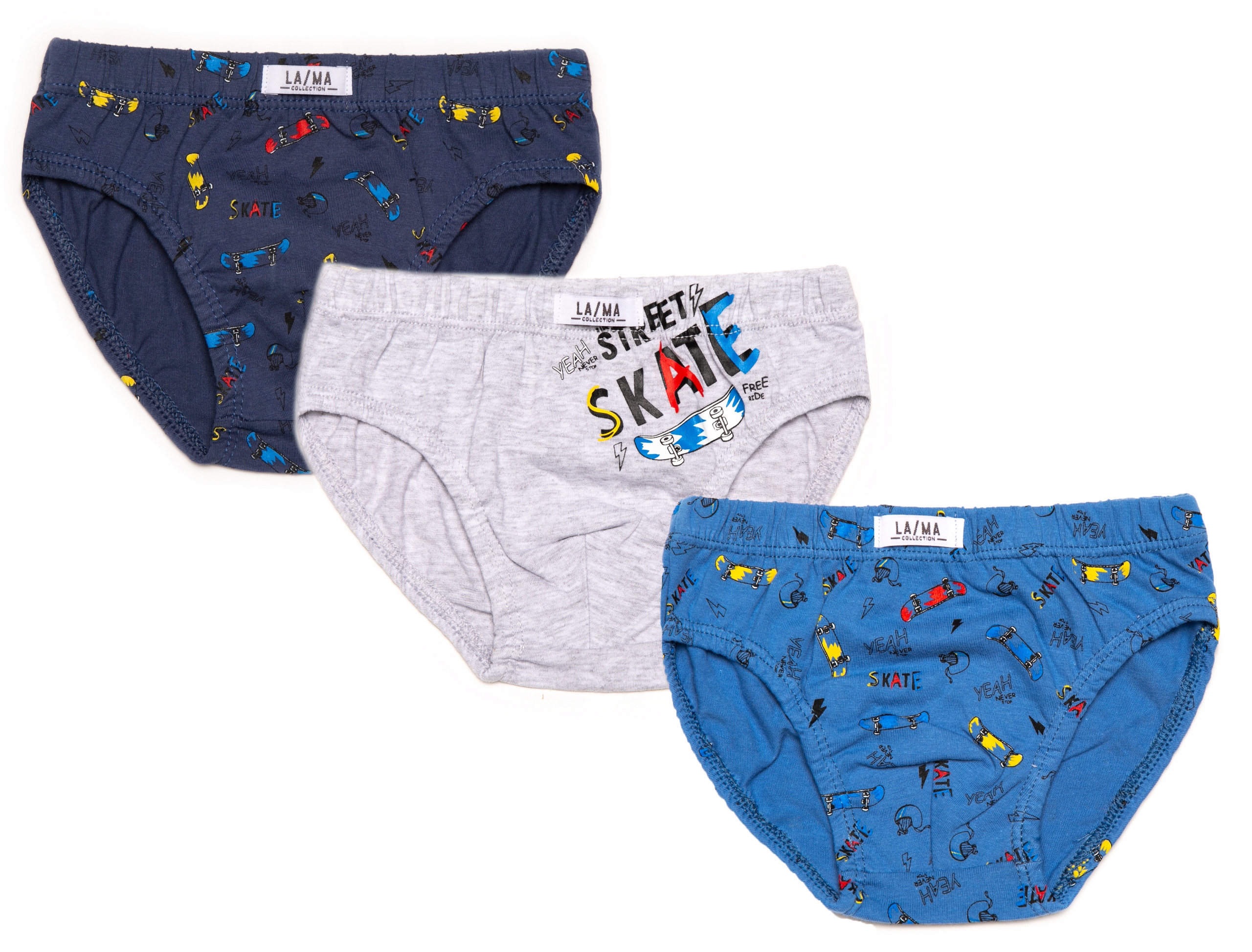 

Lama Kids Majtki Slipy dla Chłopca 3-pak 116-122