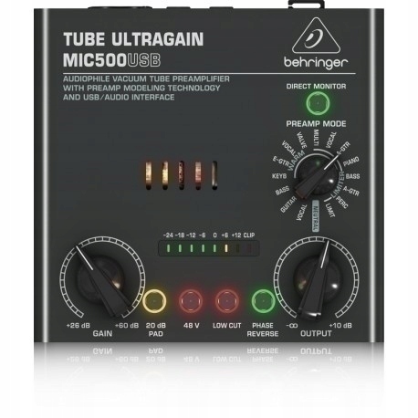 Behringer MIC500USB Przedwzmacniacz mikrofonowy