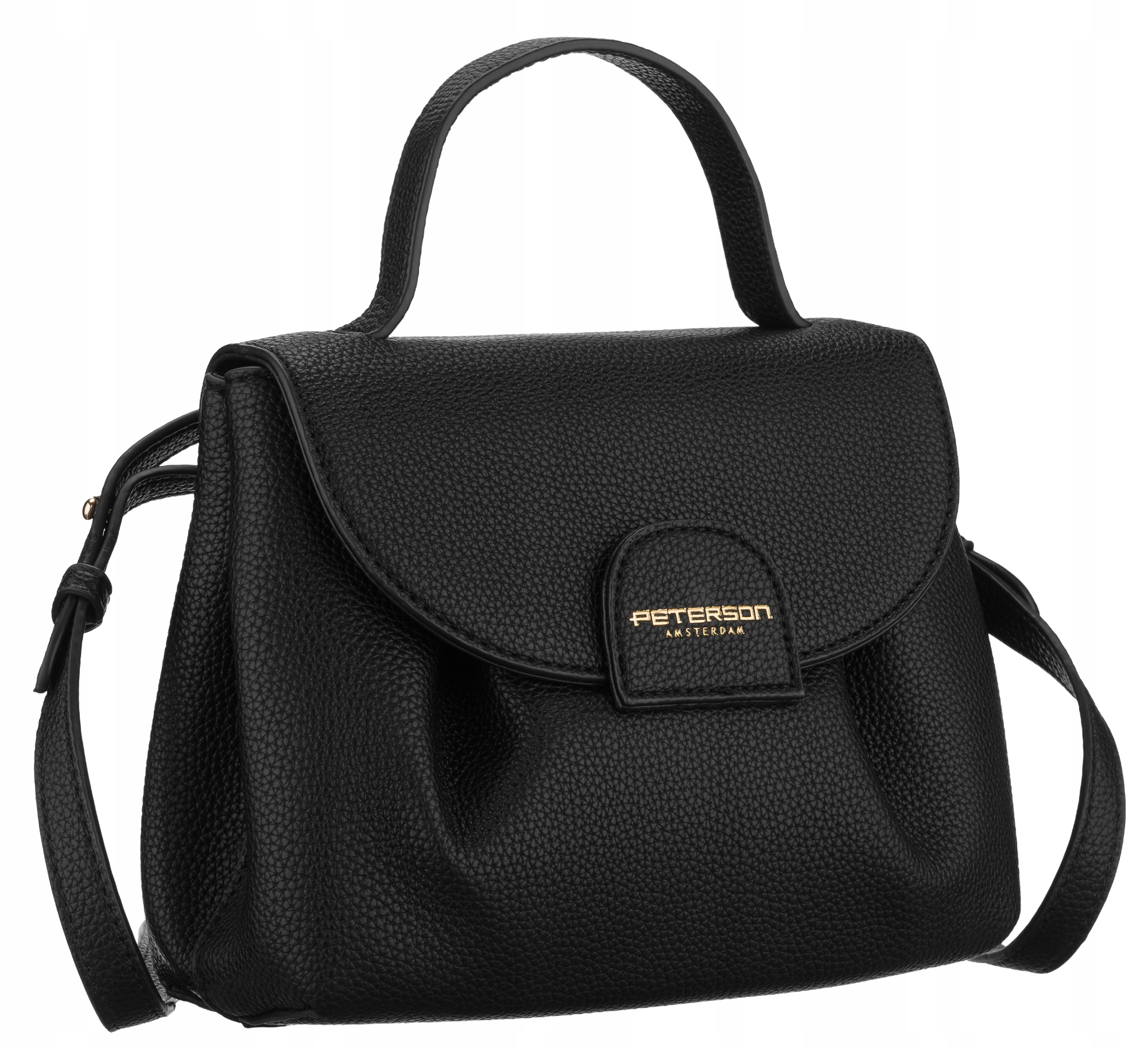 Peterson torebka damska Listonoszka stylowa logo torba na długim pasku