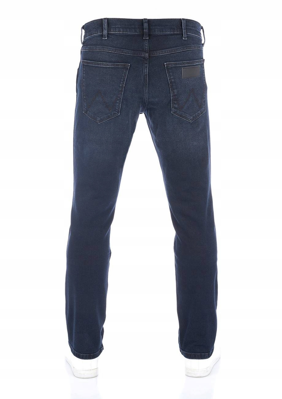 Pánské jednoduché džíny Wrangler Greensboro Smoke Blue W15QLR90B 38/30