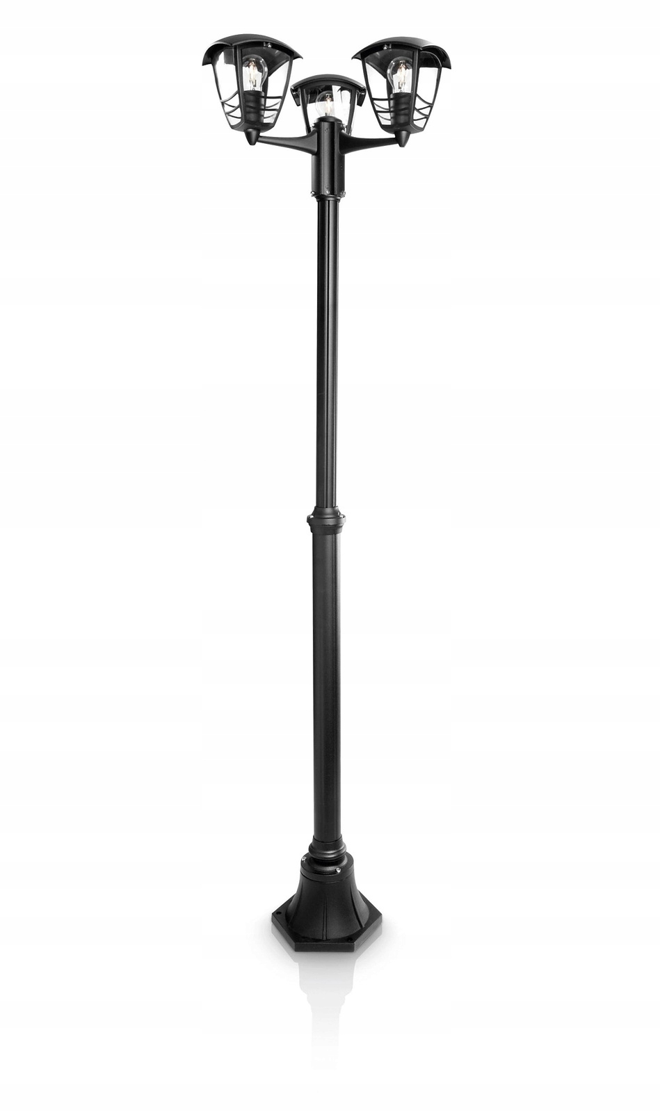 Led vonkajšia záhradná lampa Creek 3x E27 Lampáš Stĺpik 184 cm Philips