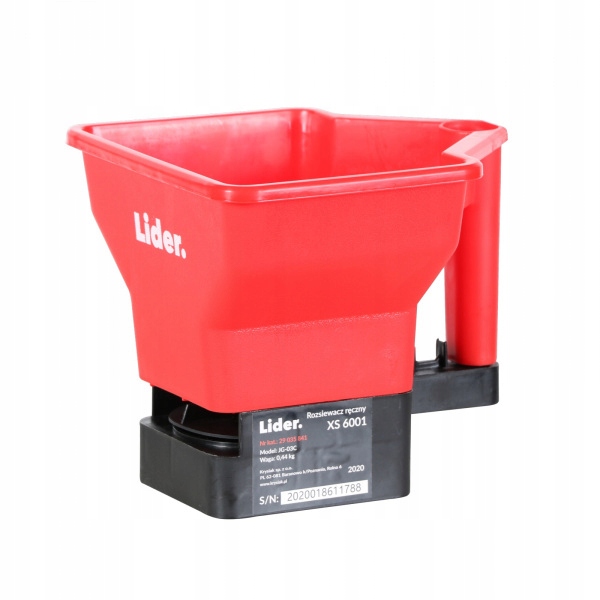 ROZSIEWACZ SIEWNIK NAWOZU TRAWY SOLI NASION PIASKU Zasilanie ręczne