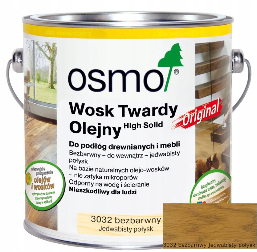 

Wosk Twardy Olejny Bezbarwny J.p. Osmo 0,125L 3032
