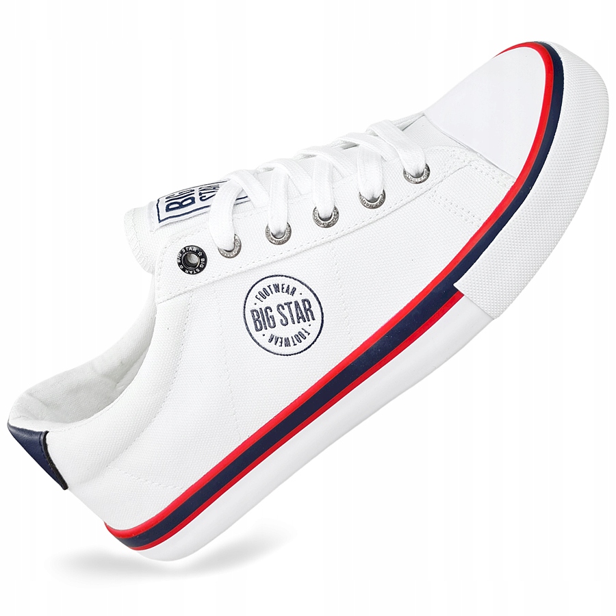 

trampki męskie białe Big Star buty JJ174134 44