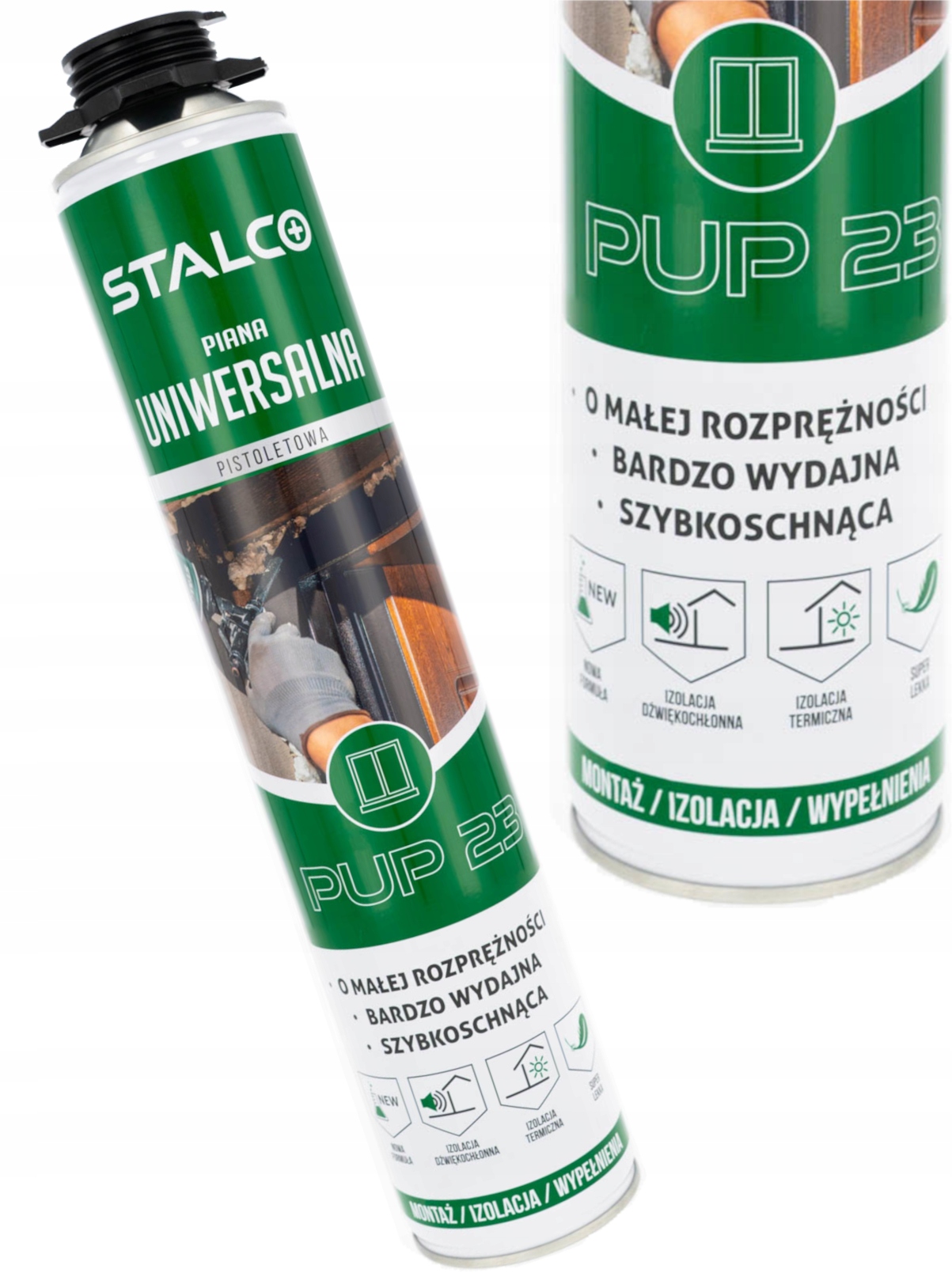 Piana, pianka montażowa pistoletowa Stalco 750 ml