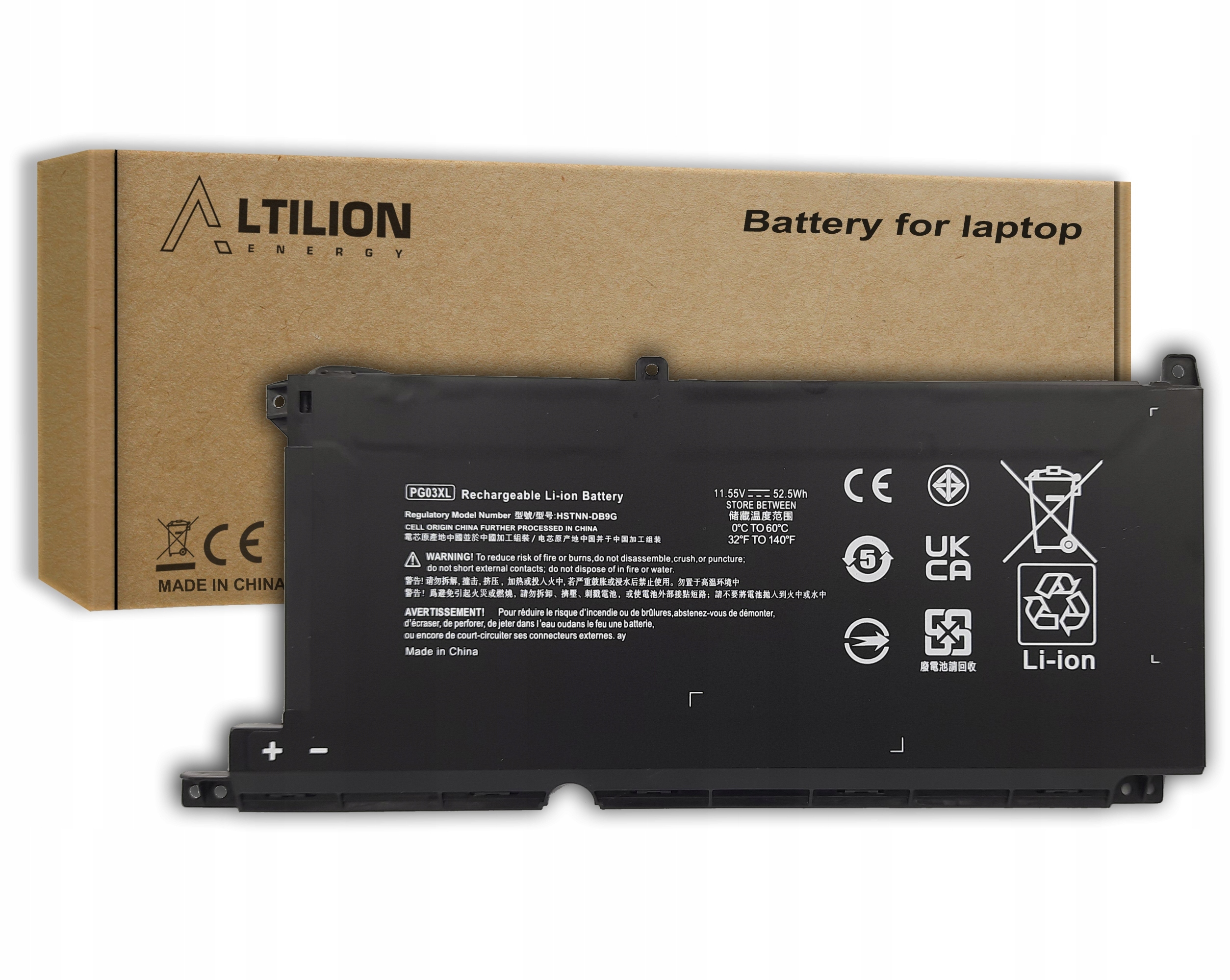 Batéria PG03XL HSTNN-DB9G pre Hp Pavilion Gaming 15-DK 15-EC 16-A