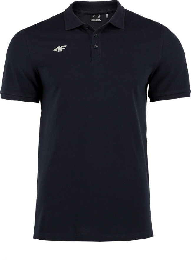 4F KOSZULKA POLO GRANATOWA POLÓWKA 100% BAWEŁNA TSM008B r. S