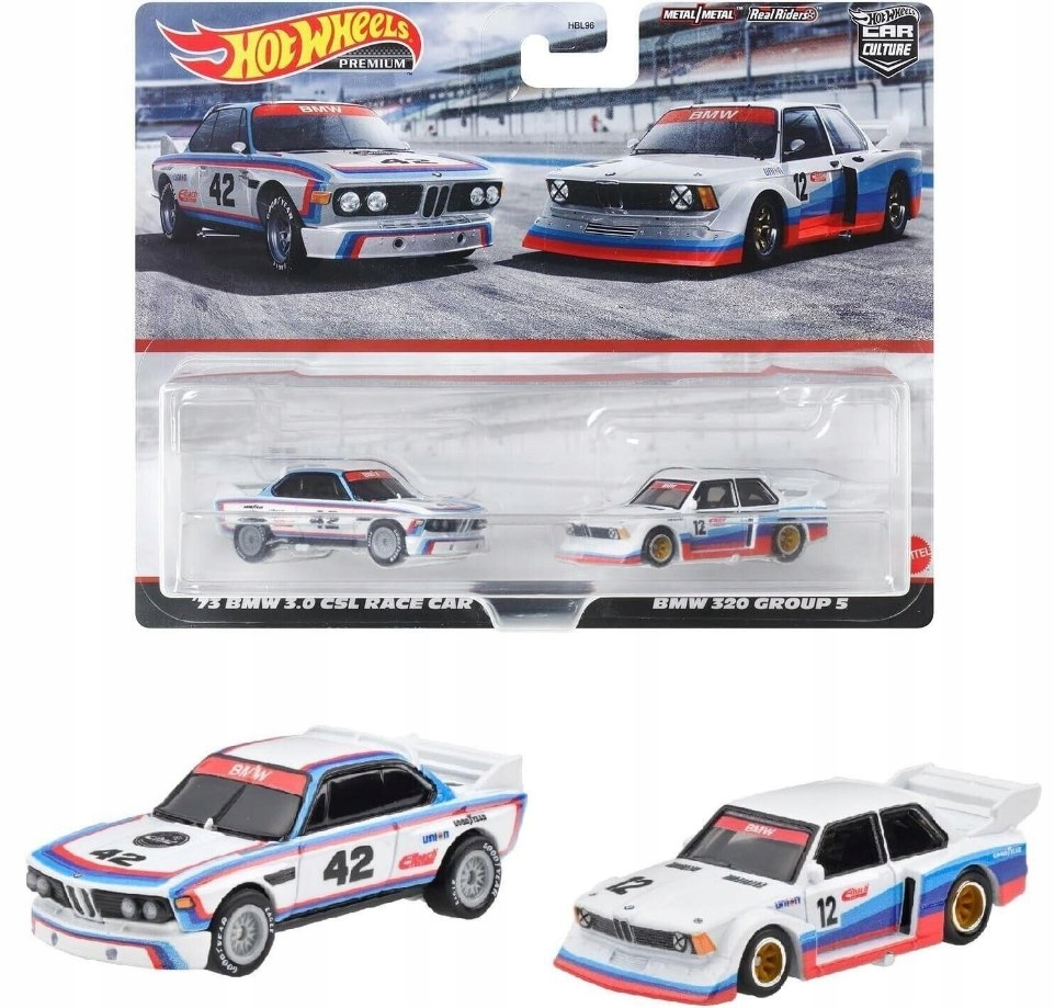 Hot Wheels Premium Car Culture 2-PAK Bmw 320 Group 5 & 3.0 Csl Rzadkie Auta