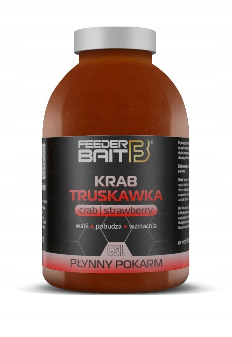Zalewa Feeder Bait Krab Truskawka 250ml