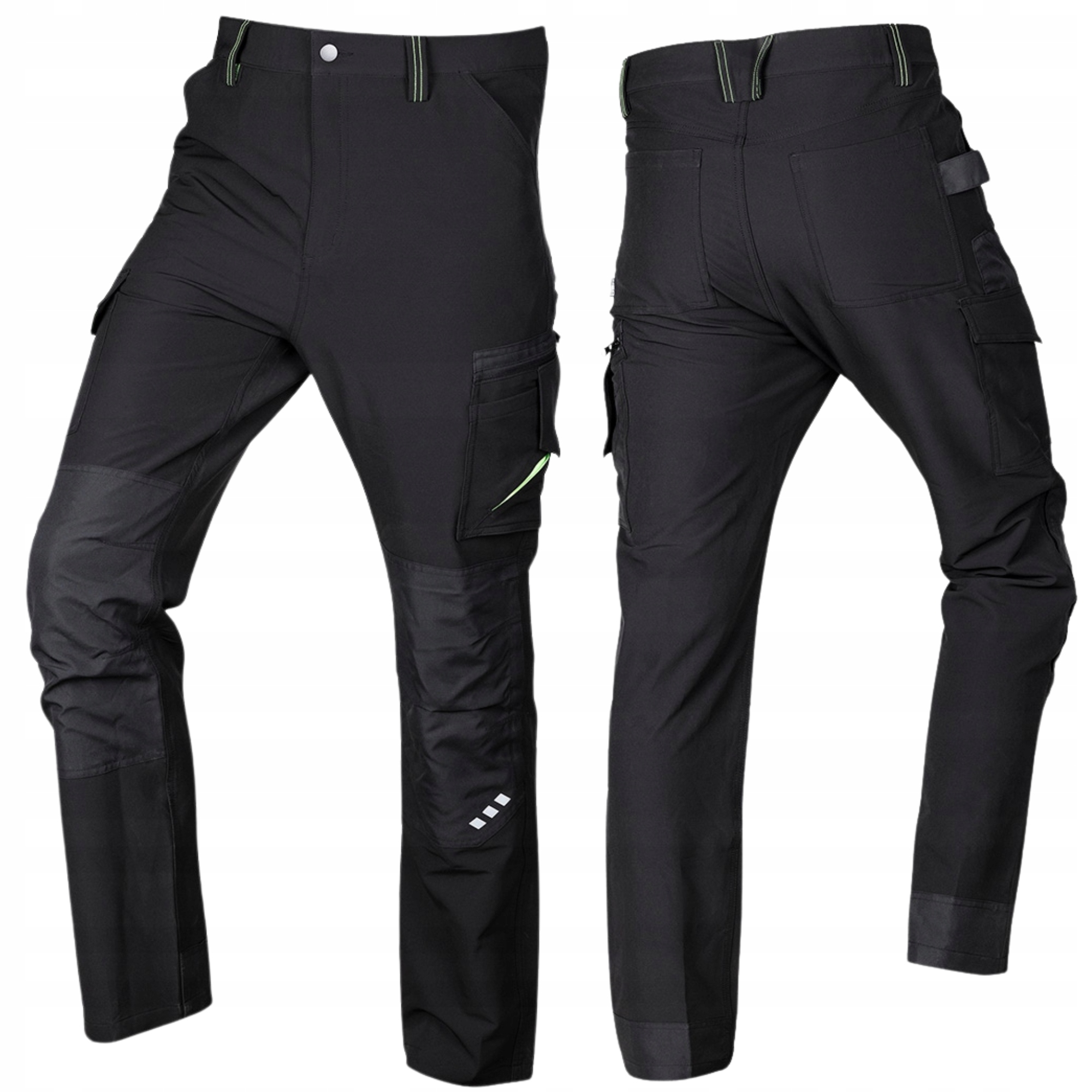 Spodnie Robocze Męskie Długie Elastyczne Wytrzymałe Neo Tools