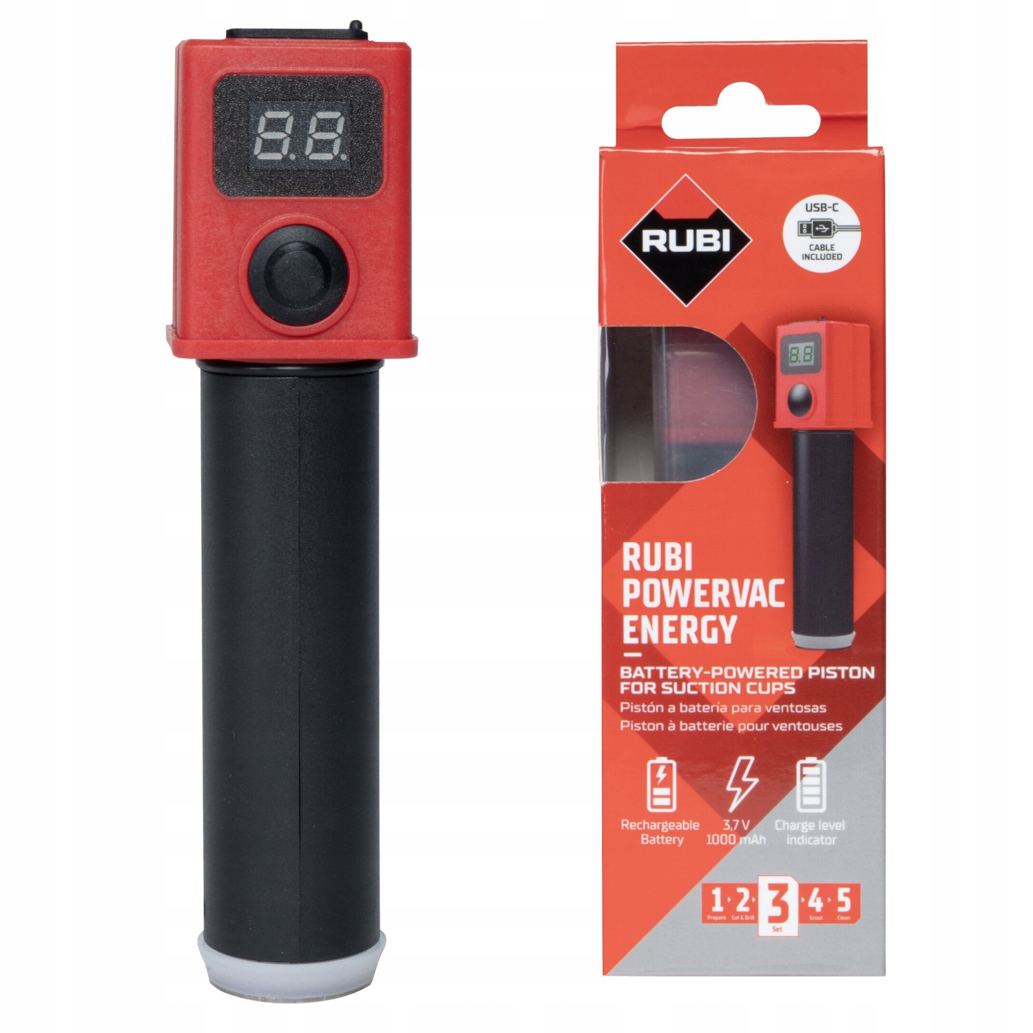 Rubi Tłok automatyczny do przyssawek próżniowych Powervac Energy 28845