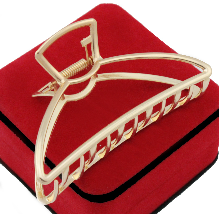 

Klamra Do Włosów Złota Metalowa Duża 10 CM