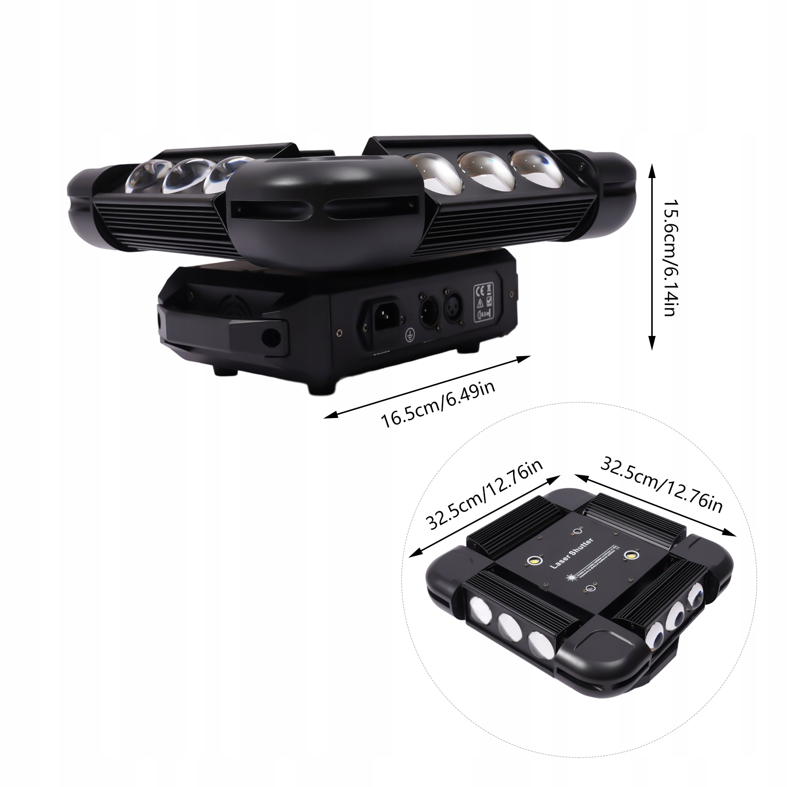 4-w-1 DJ lampa sceniczna disco lampa EAN (GTIN) 0132265781216