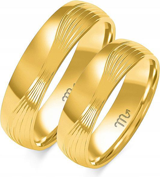 Zlatý snubní prsten 585 vzor Velikost 8 9 10 originální dámský pánský