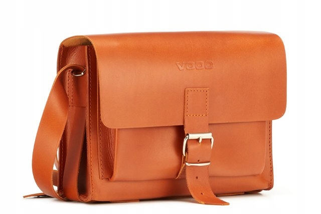 

Listonoszka skórzana Vintage P32 Cognac Vooc