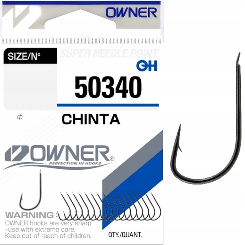 Haczyki Owner 50340 Chinta Nr 2 13szt. Na Leszcza Płoć Feeder Spławik