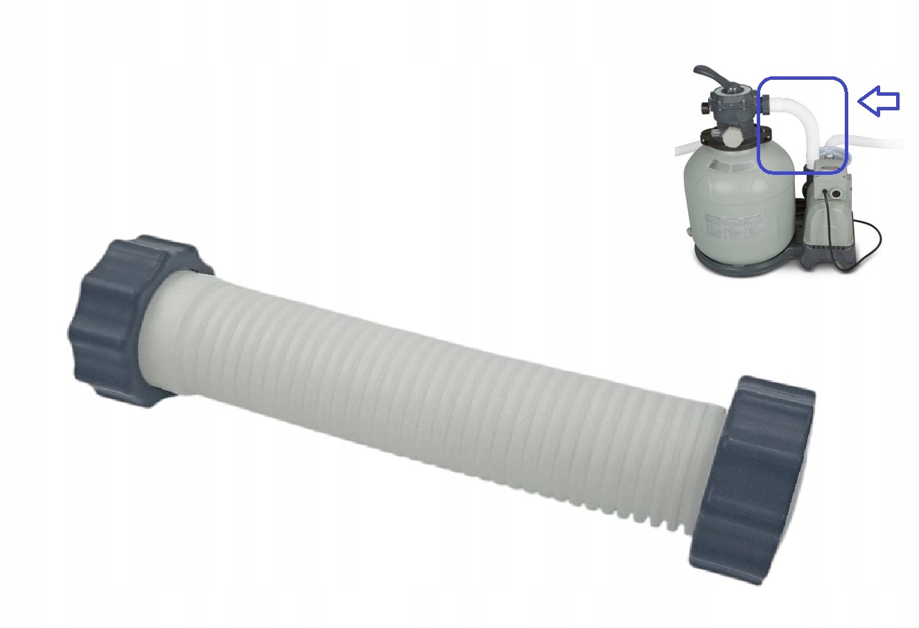 Hadice spojující hlavu s motorem pro pískovou pumpu 28648GS SX2800 Intex