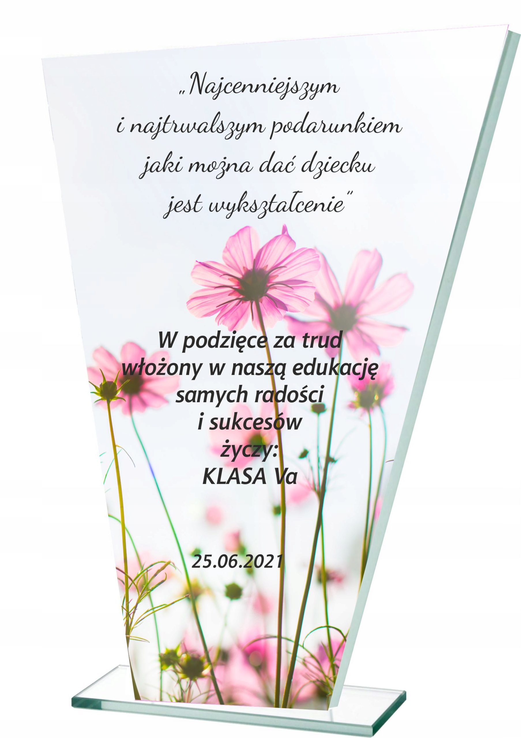 Upominek Statuetka dla nauczyciela podziękowanie