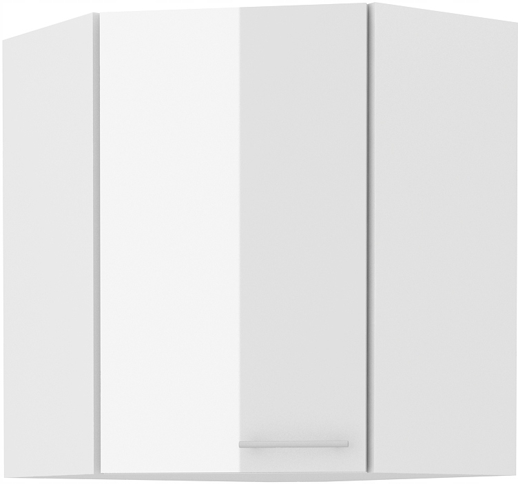 Szafka kuchenna wisząca narożna szary połysk LILI Marka Umeblujdom