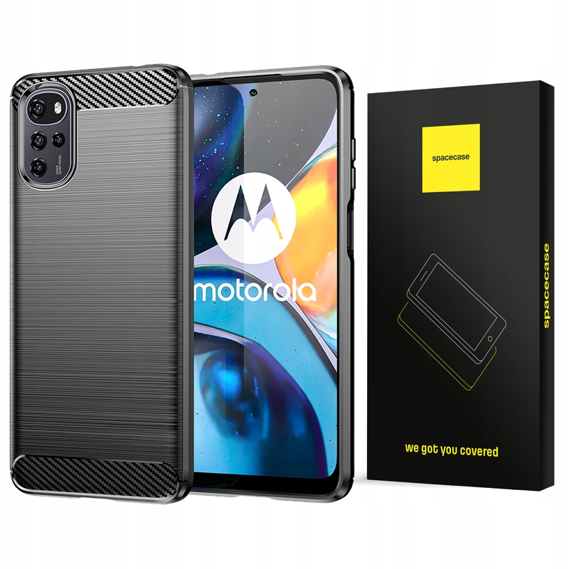 

Etui Pancerne Carbon do Motorola E32/E32s Szkło