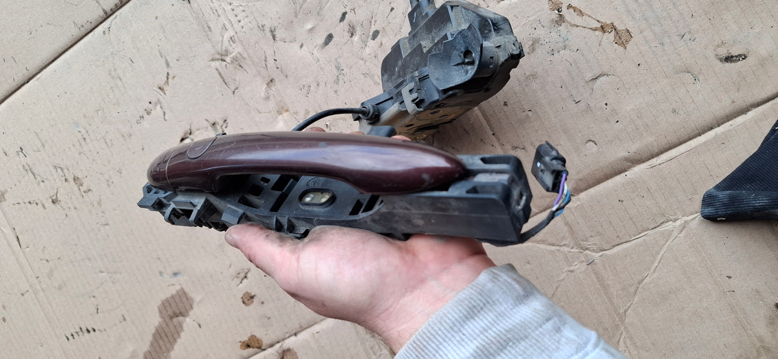 handle lock door KOMPLET left front RENAULT SCENIC II TED70