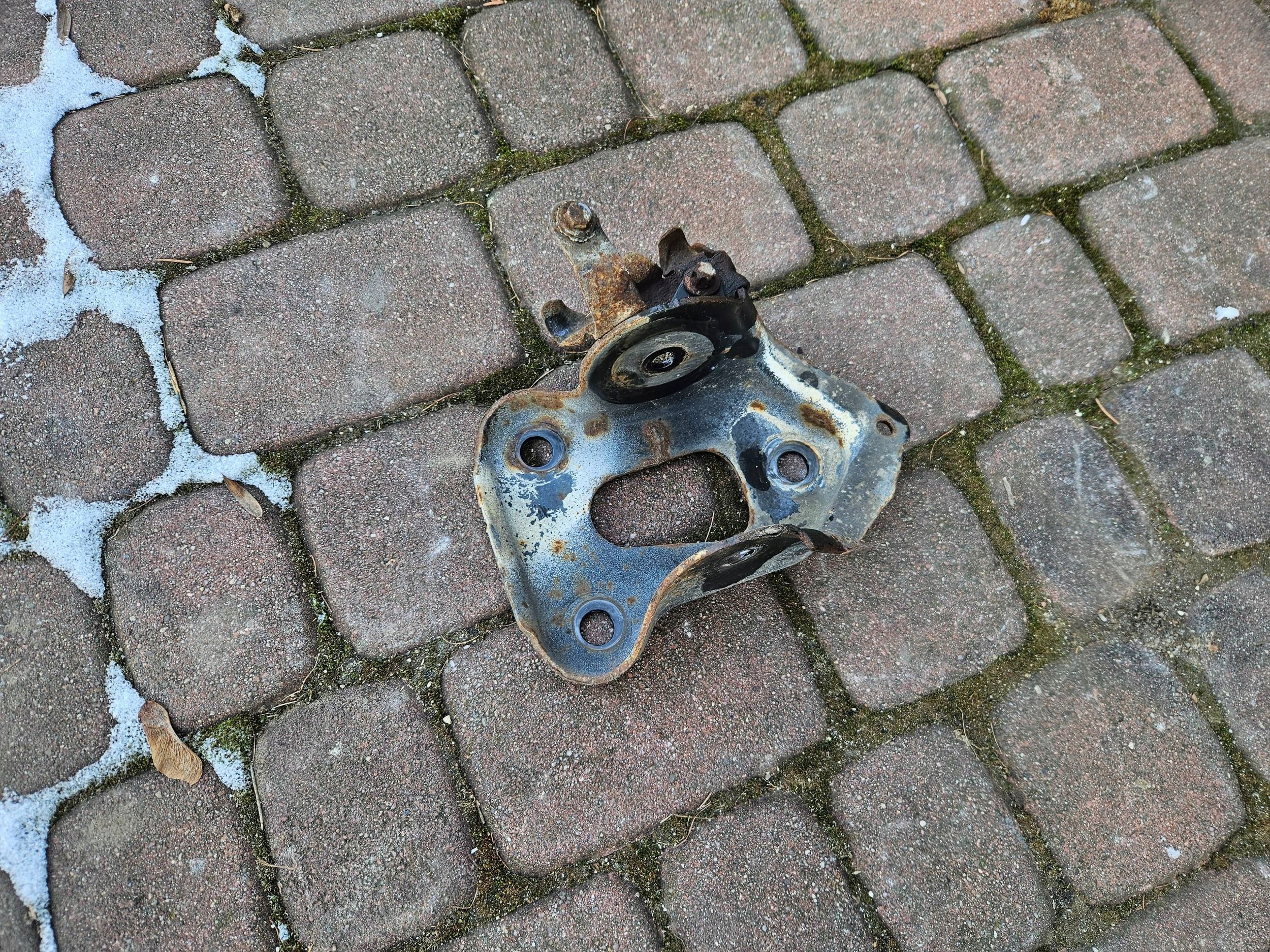 bracket console holder siders springing axis oski rear part left Opel Corsa E