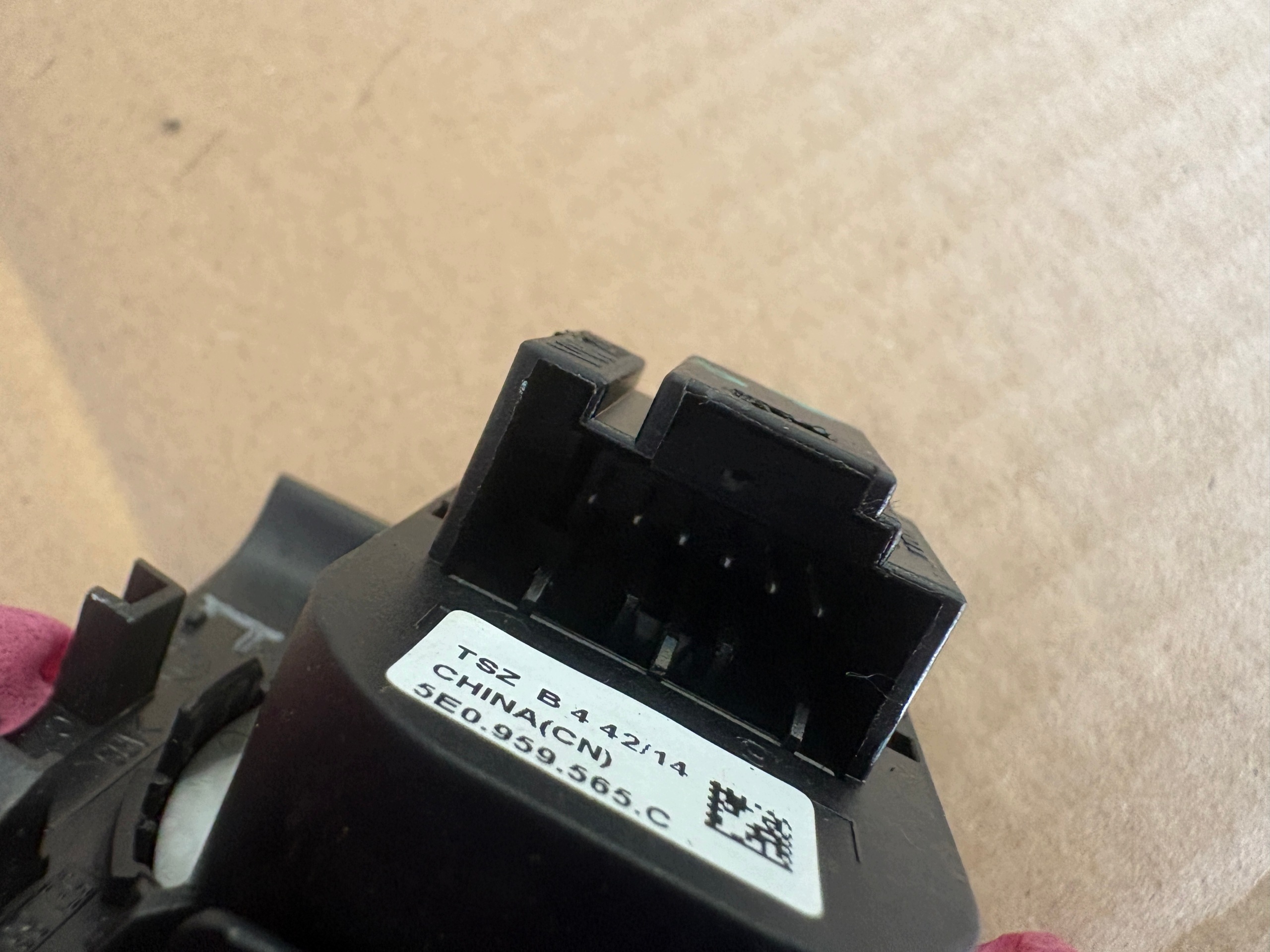 SKODA OCTAVIA III PANEL mirror control switch 5E0959565C