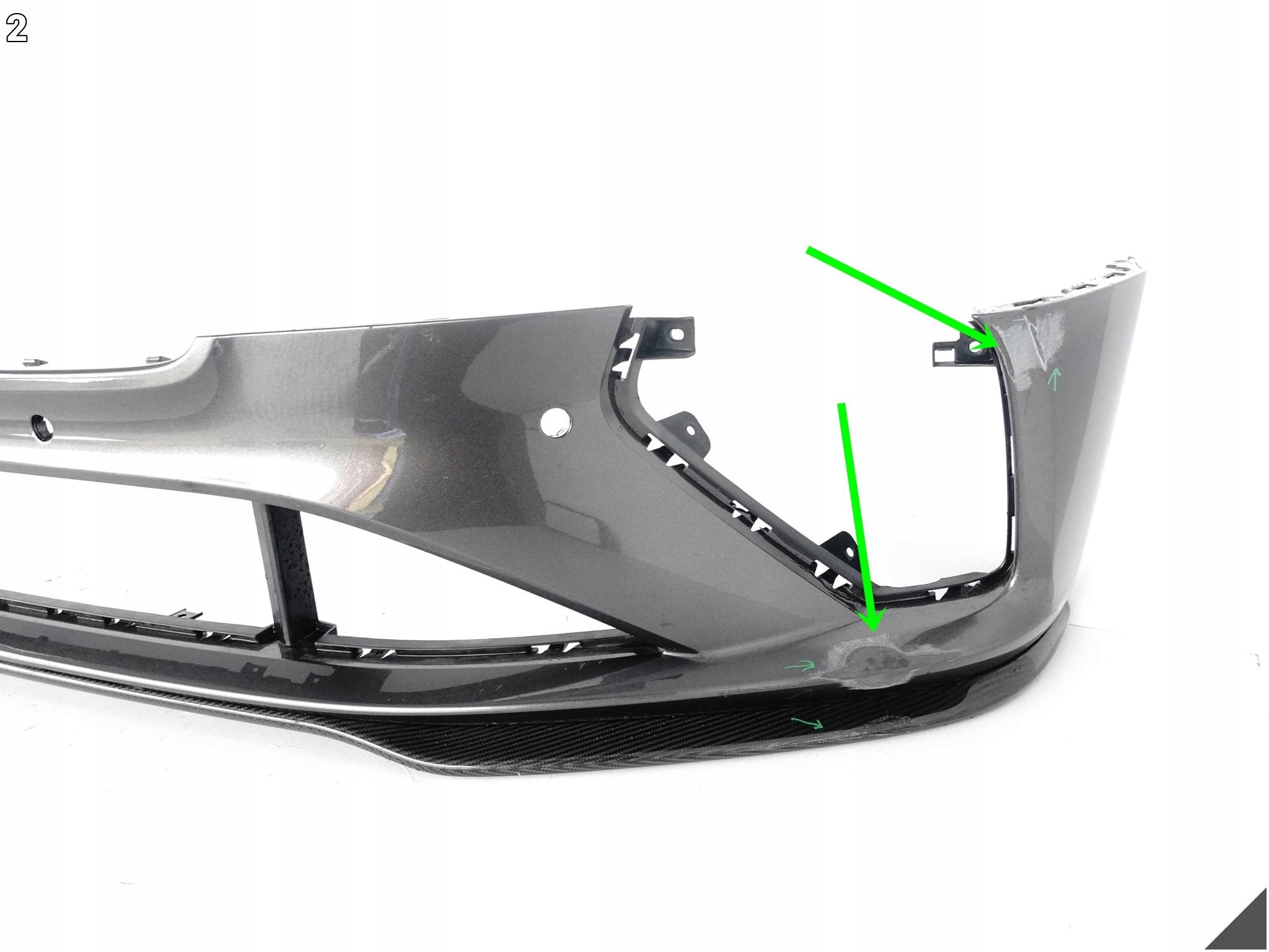 BENTLEY CONTINENTAL GT 3SD 18-24 bumper BUMPER + SPOILER CARBON front