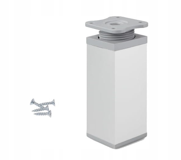 

Noga meblowa nóżka do mebli 100mm aluminium wkręty