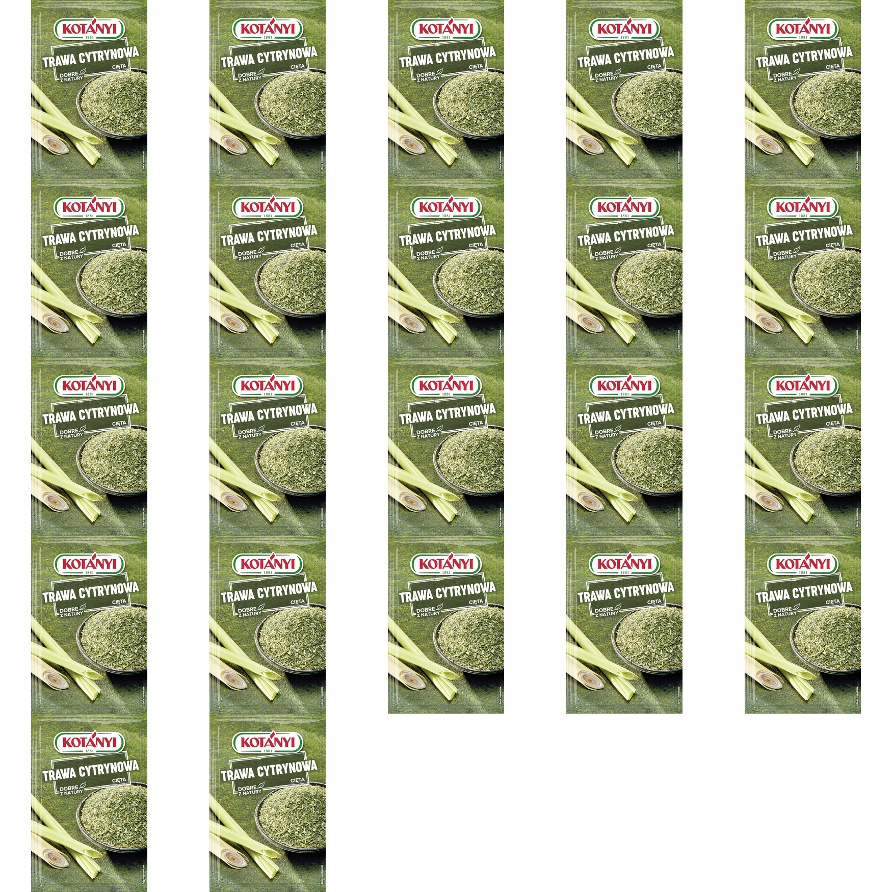 22x 15g Kotanyi Trawa cytrynowa Karton