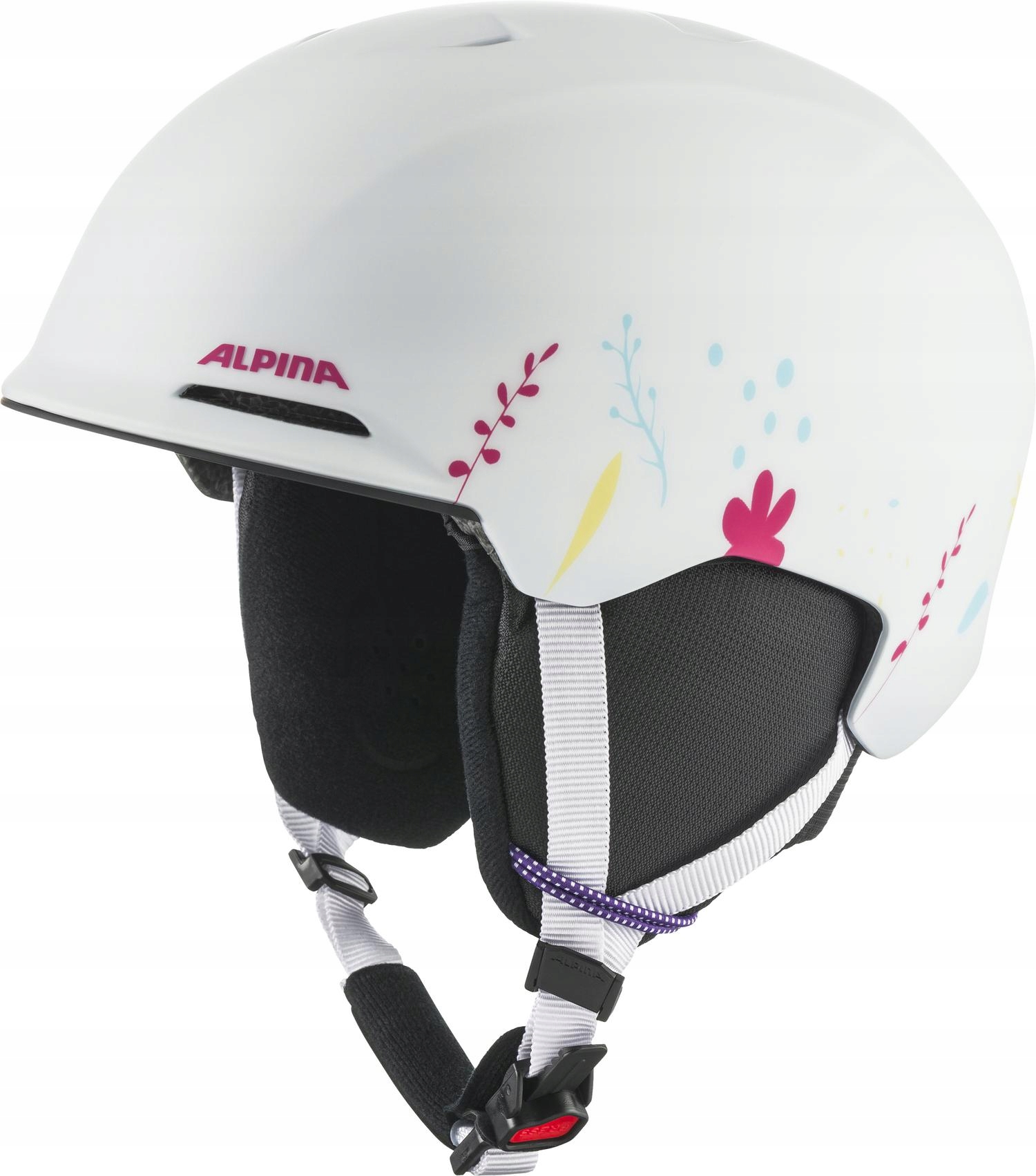 Lyžařská helma Alpina Brix Jr White-Graphic Matt 51-55