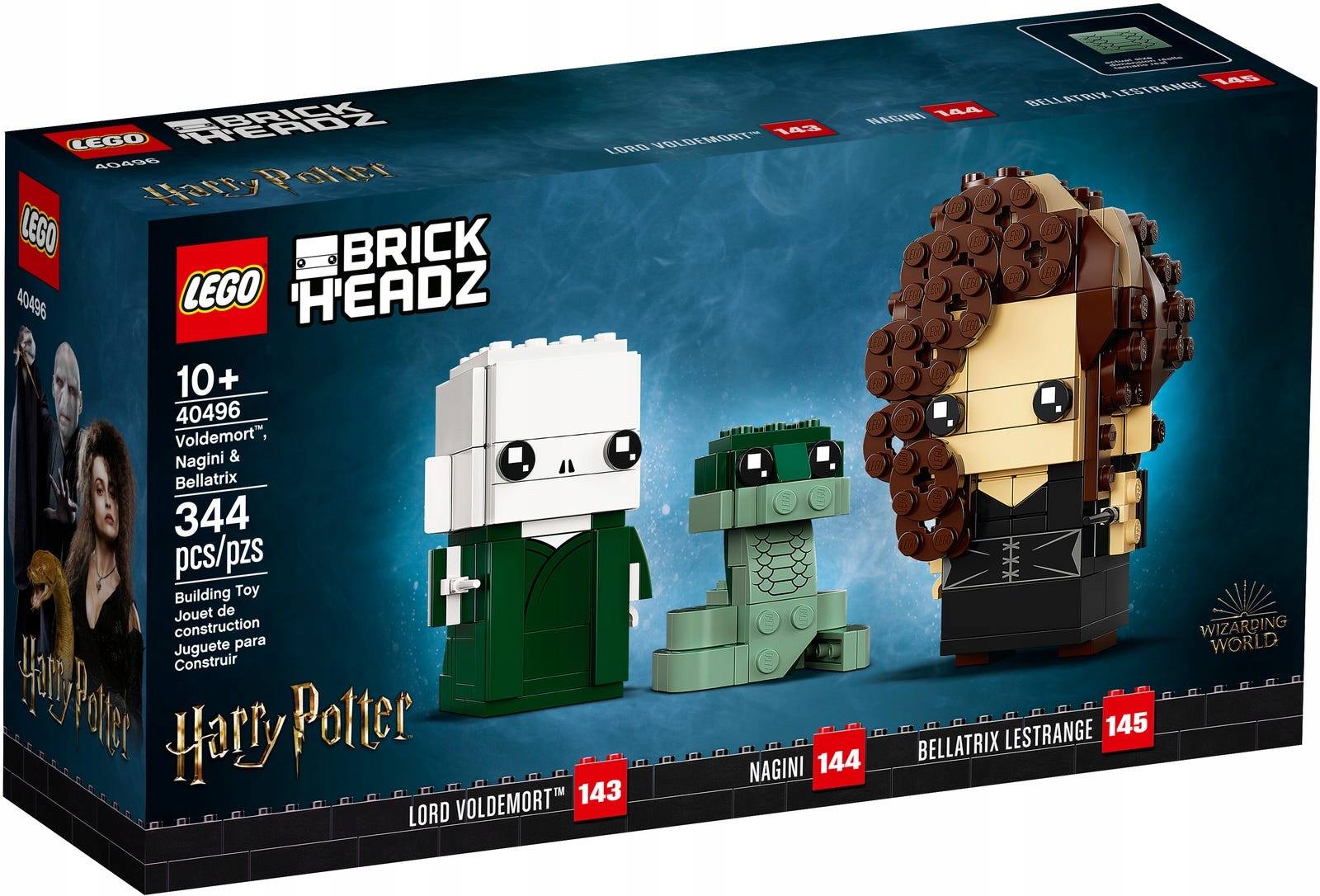 LEGO BrickHeadz Voldemort, Nagini, Bellatrix 40496