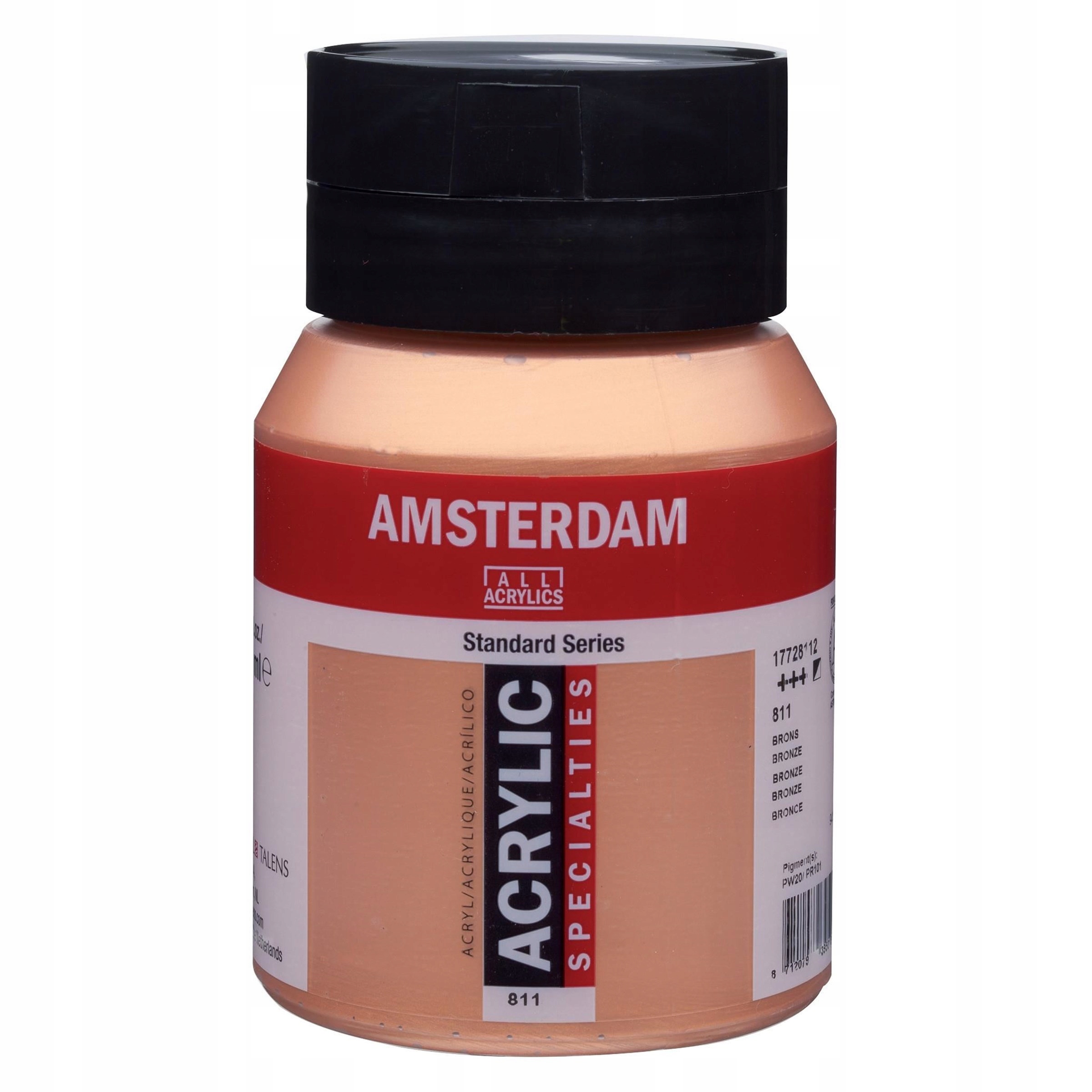Barva akrylová Amsterdam Bronze, 500 ml
