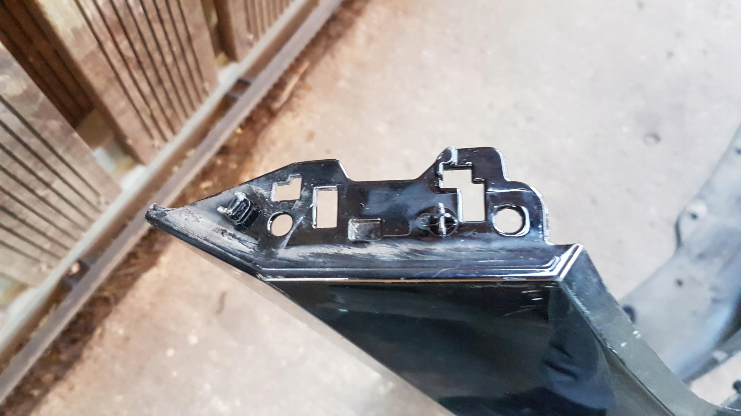 front bumper BMW SERIA 3 G20 G21 SCHWARZ II