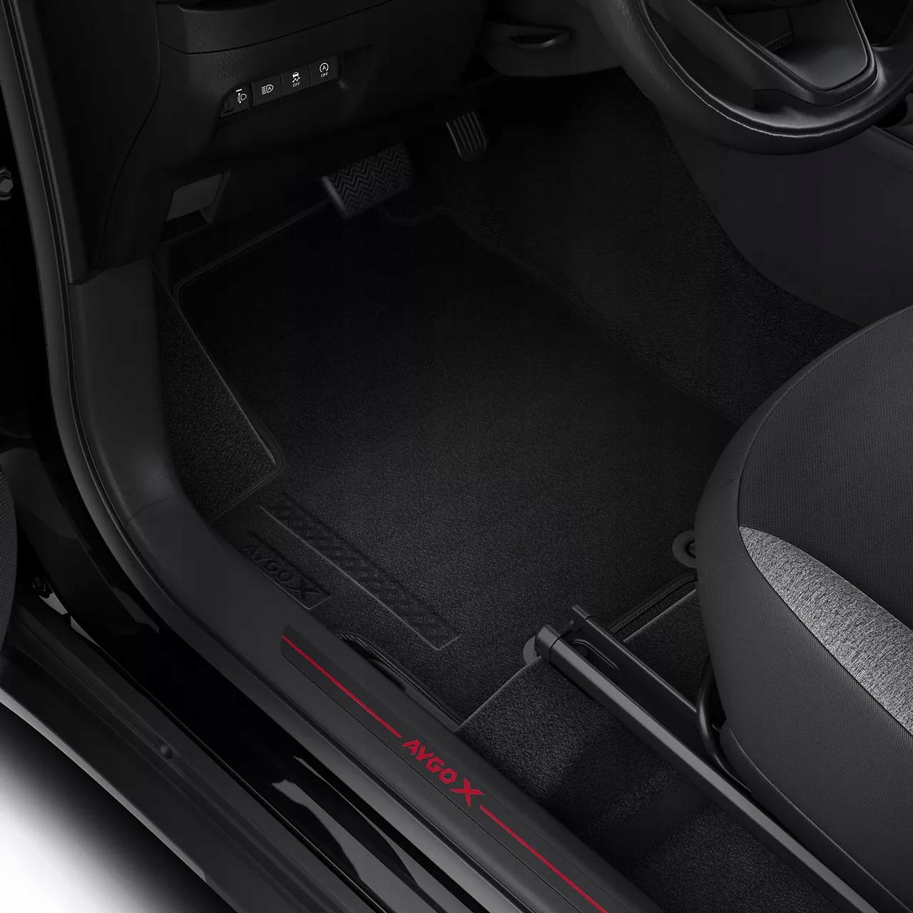 Toyota Aygo X Originálne velúrové koberčeky komplet PW210-0H020 Oe