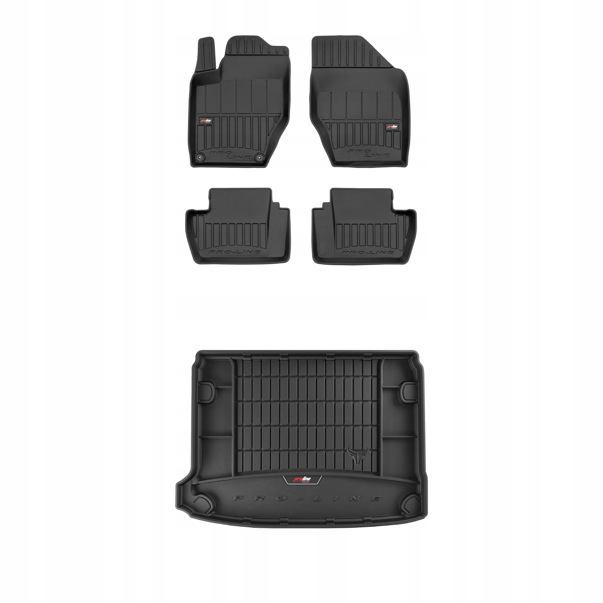 Frogum 3D Sada gumových koberců a rohože s logem pro Citroën DS4 2011-2015