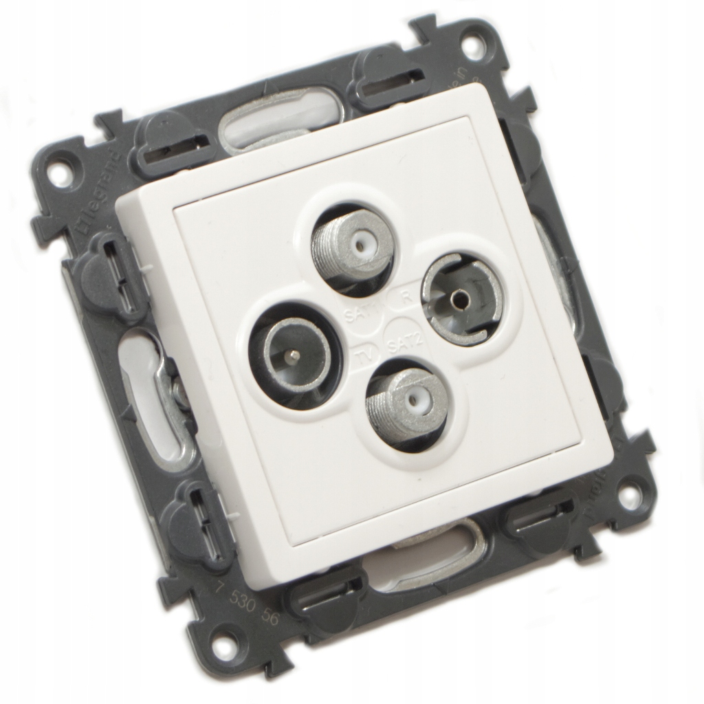 

Gniazdo Tv-rd-sat-sat Valena Life 753056 białe