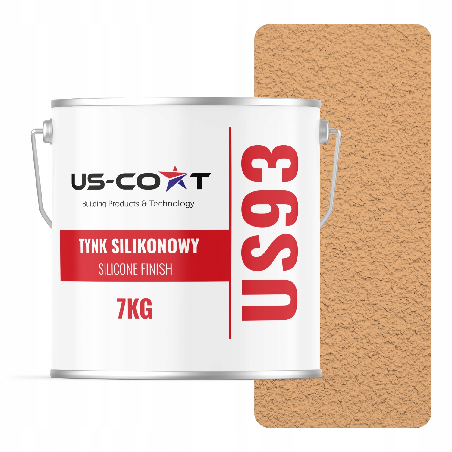 Silikonová Fasádní Omítka Broskvová F585 Beránek Granulace 1.0 mm