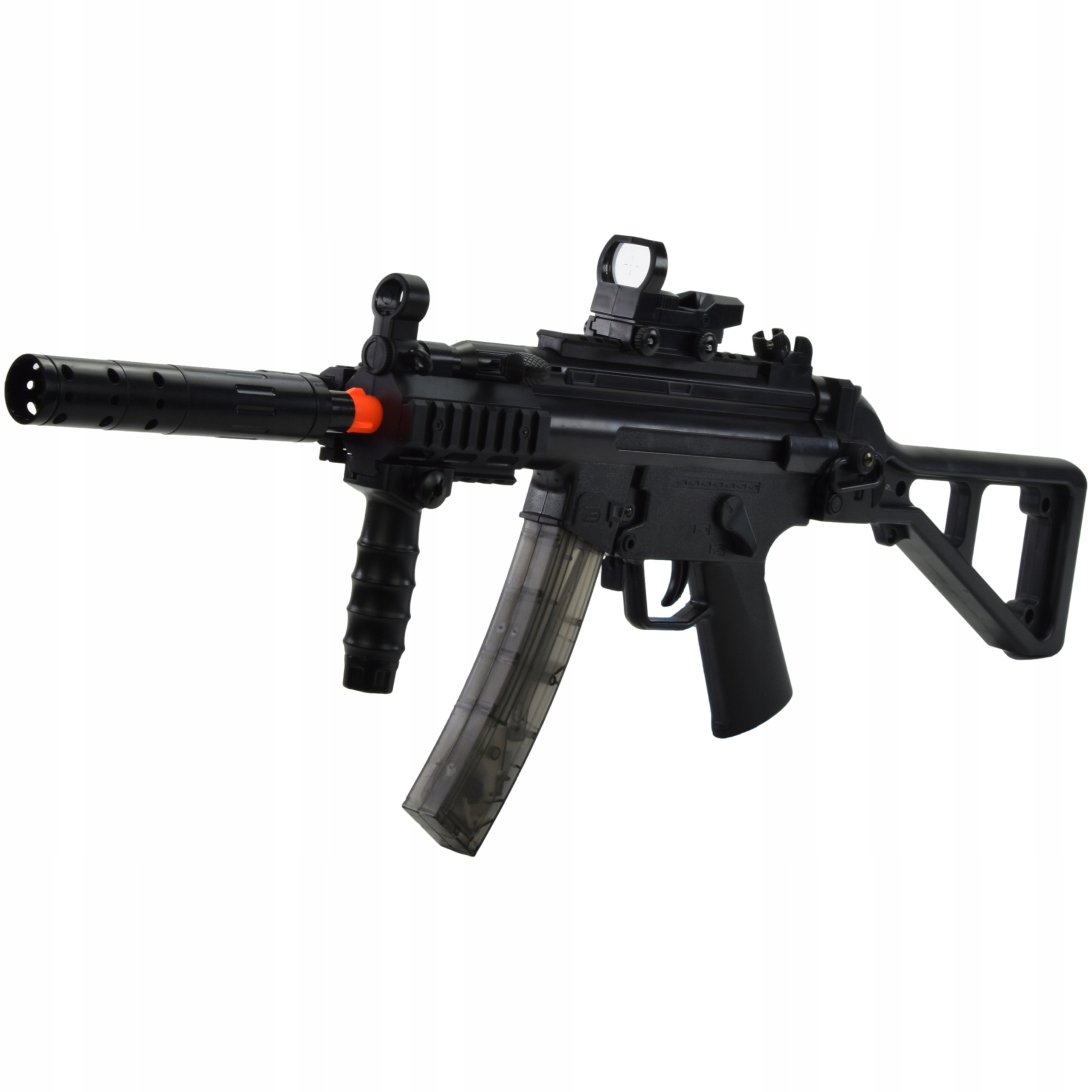 KARABIN PISTOLET AUTOMAT NA KULKI ŻELOWE STRZAŁKI PIANKOWE 2W1 AUTOMATYCZNY Waga produktu z opakowaniem jednostkowym 1 kg