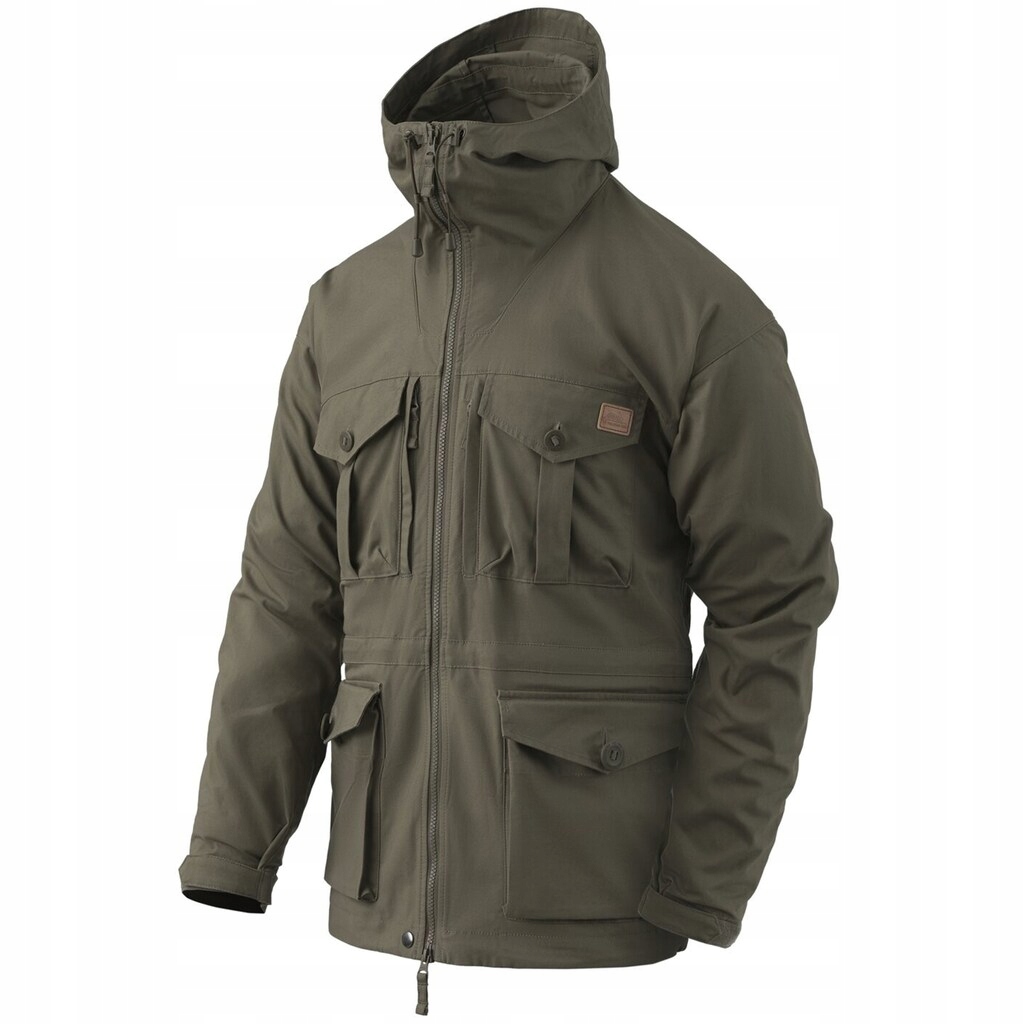 Vojenská bunda Helikon-Tex Sas Smock Duracanvas s kapucí Taiga Green XXL