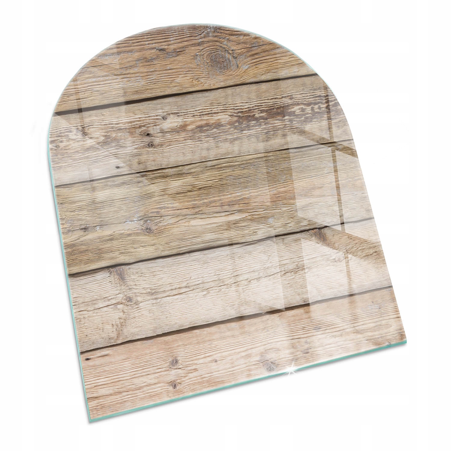 Sklenená podložka pod krbovú pec 80x70 cm Drevená doska v usporiadaní